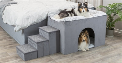 Trixie Hondenmand Huis Harvey Met Trap Grijs / Wit 154X60X60 Cm