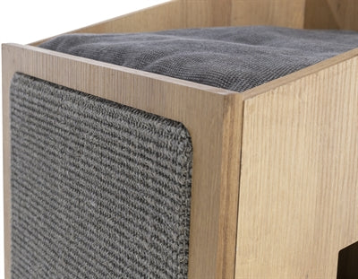 Trixie Citystyle Cat Tower Bruin / Grijs 105 Cm
