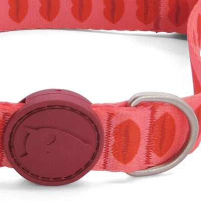 Morso Halsband Gerecycled Lipstick Roze 37-58X2,5 Cm