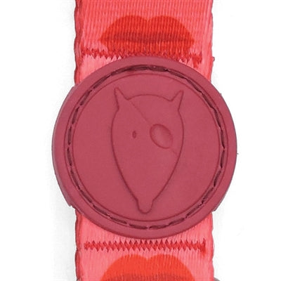 Morso Halsband Gerecycled Lipstick Roze 37-58X2,5 Cm