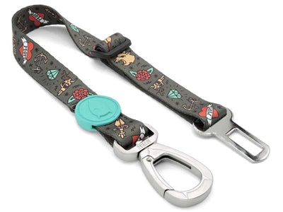 Morso Honden Autogordel Gerecycled Ink Tank Groen 40-65X2,5 Cm Tot 80 Kg