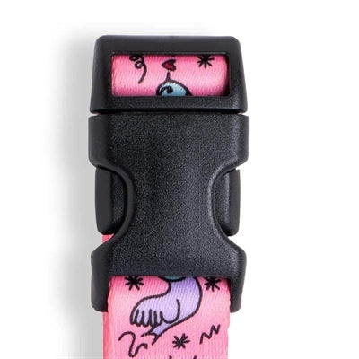 Morso Halsband Hond Gerecycled Sweet Tweet Roze 43-70X2,5 Cm