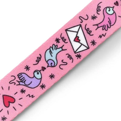 Morso Hondenriem Gerecycled Sweet Tweet Roze 120X1,5 Cm 6-20 Kg