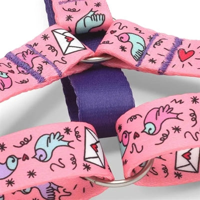 Morso Hondentuig H-Tuig Gerecycled Sweet Tweet Roze 50-70X1,5 Cm