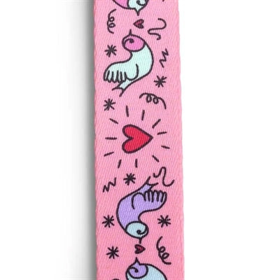 Morso Hondentuig H-Tuig Gerecycled Sweet Tweet Roze 60-80X2,5 Cm