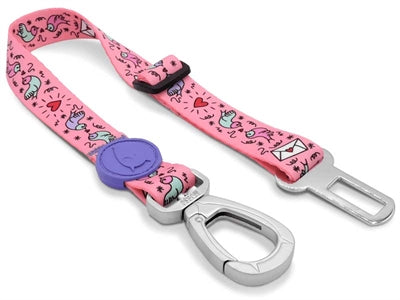 Morso Honden Autogordel Gerecycled Sweet Tweet Roze 40-65X2,5 Cm Tot 80 Kg
