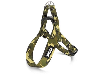 Morso Mini Hondentuig Verstelbaar Gerecycled Full Metal Dog Bruin 29-38X2,5 Cm