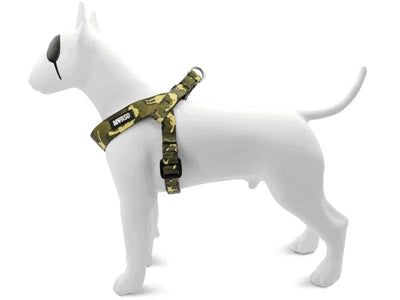Morso Mini Hondentuig Verstelbaar Gerecycled Full Metal Dog Bruin 32-41X2,5 Cm