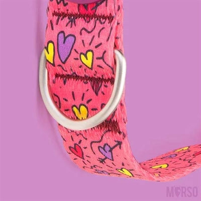 Morso Halsband Hond Gerecycled Pink Think Roze 37-58X2,5 Cm