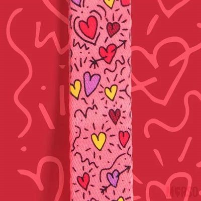 Morso Hondenriem Verstelbaar Gerecycled Pink Think Roze 75-230X1,5 Cm 4-20 Kg