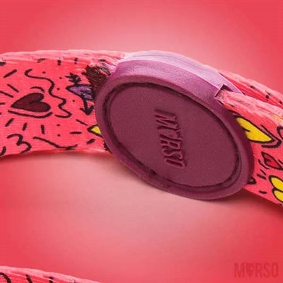 Morso Hondenriem Verstelbaar Gerecycled Pink Think Roze 75-230X1,5 Cm 4-20 Kg
