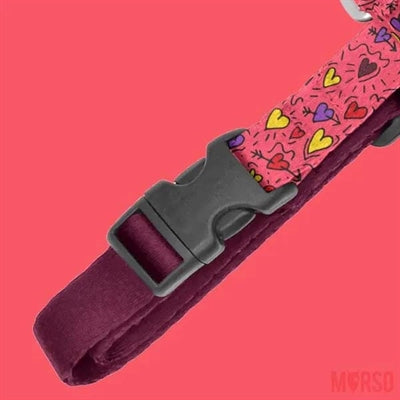 Morso Hondentuig H-Tuig Gerecycled Pink Think Roze 70-100X2,5 Cm
