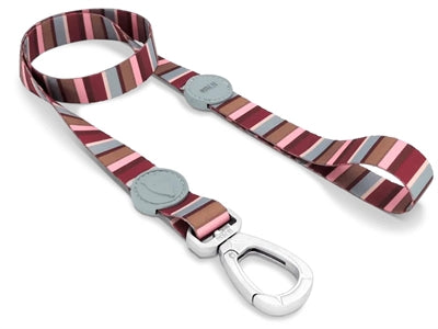 Morso Hondenriem Gerecycled Skyline Rood / Roze 120X1,5 Cm 6-20 Kg