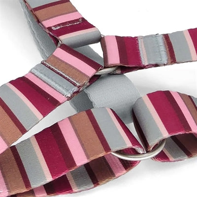Morso Hondentuig H-Tuig Gerecycled Skyline Rood / Roze 70-100X2,5 Cm