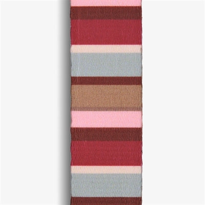 Morso Mini Hondentuig Verstelbaar Gerecycled Skyline Rood / Roze 29-38X2,5 Cm