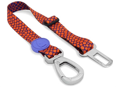 Morso Honden Autogordel Gerecycled Urban Lizard Rood 40-65X2,5 Cm Tot 80 Kg