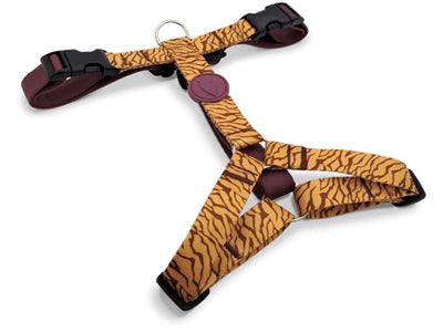 Morso Hondentuig H-Tuig Gerecycled Jungle Drum Oranje 60-80X2,5 Cm
