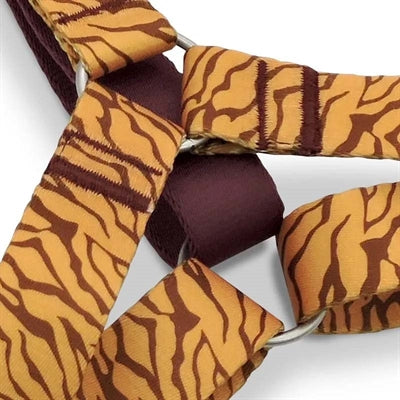 Morso Hondentuig H-Tuig Gerecycled Jungle Drum Oranje 60-80X2,5 Cm
