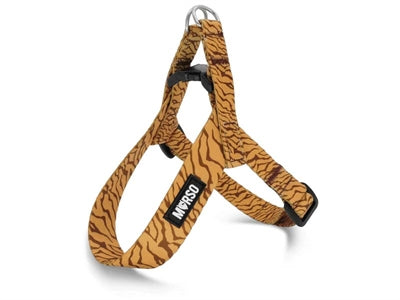 Morso Mini Hondentuig Verstelbaar Gerecycled Jungle Drum Oranje 32-41X2,5 Cm
