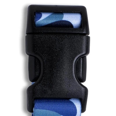 Morso Halsband Hond Gerecycled Splash Blauw 43-70X2,5 Cm