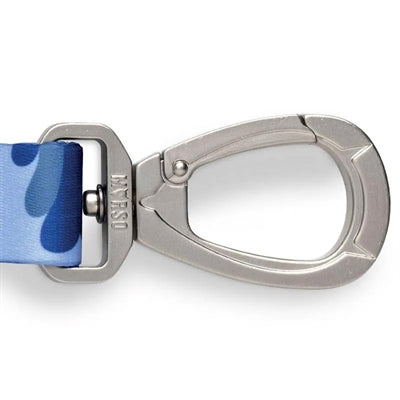 Morso Hondenriem Verstelbaar Gerecycled Splash Blauw 75-230X1,5 Cm 4-20 Kg