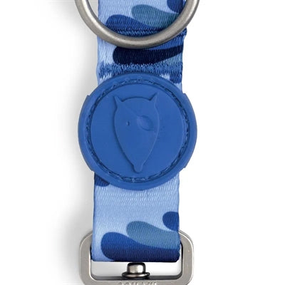 Morso Hondenriem Verstelbaar Gerecycled Splash Blauw 65-200X2,5 Cm 20-80 Kg