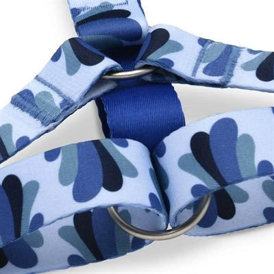 Morso Hondentuig H-Tuig Gerecycled Splash Blauw 60-80X2,5 Cm