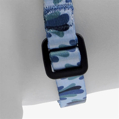 Morso Mini Hondentuig Verstelbaar Gerecycled Splash Blauw 29-38X2,5 Cm