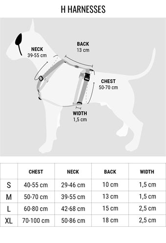 Morso Hondentuig H-Tuig Gerecycled Spaghetti Incident 60-80X2,5 Cm