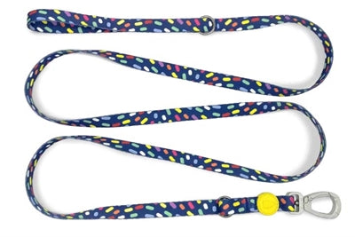 Morso Hondenriem Verstelbaar Gerecycled Color Invaders Paars 75-230X1,5 Cm 4-20 Kg