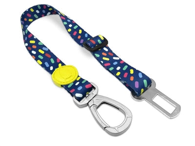 Morso Honden Autogordel Gerecycled Color Invaders Paars 40-65X2,5 Cm Tot 80 Kg