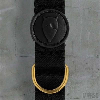 Morso Halsband Hond Gerecycled Gold Caviar Goud 37-58X2,5 Cm