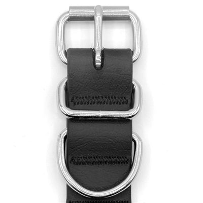 Morso Halsband Hond Waterproof Gerecycled Black Zwart 38-46X1,5 Cm