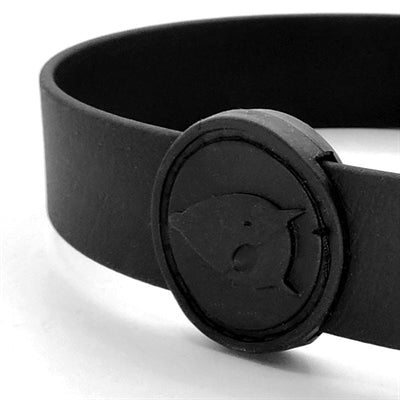 Morso Halsband Hond Waterproof Gerecycled Black Zwart 42-50X1,5 Cm
