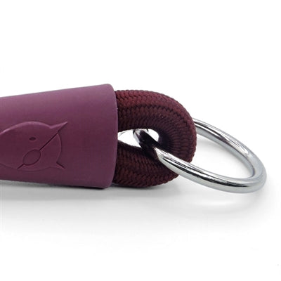 Morso Half Slip Halsband Hond Soft Rope Gerecycled Plum Paars 60X1 Cm