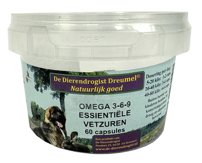 Dierendrogist Omega 3-6-9 Vetzuren Capsules 60 St