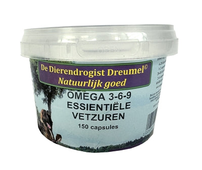 Dierendrogist Omega 3-6-9 Vetzuren Capsules 150 St