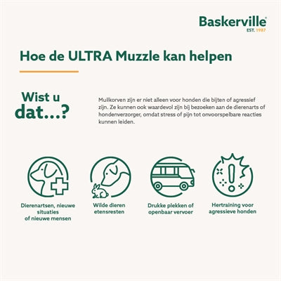 Baskerville Ultra Muzzle Muilkorf Nr 4