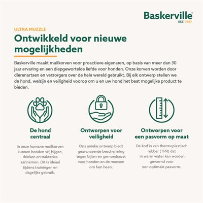 Baskerville Ultra Muzzle Muilkorf Nr 4