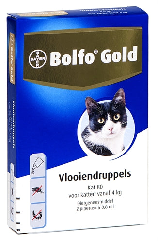 Bolfo Gold Kat Vlooiendruppels 40 2 Pipet