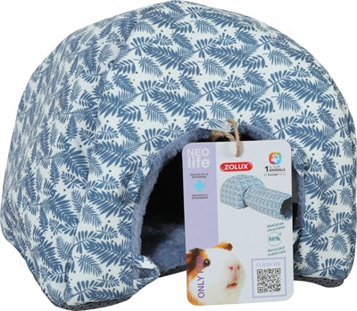 Zolux Neolife Iglo Cavia Blauw 25X25X20 Cm