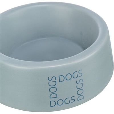 Trixie Voerbak / Drinkbak Hond Dogs Keramiek Grijsblauw 400 Ml 16 Cm