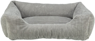 Trixie Hondenmand Vital Jonna Ribfluweel Grijs 100X70 Cm