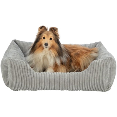 Trixie Hondenmand Vital Jonna Ribfluweel Grijs 100X70 Cm