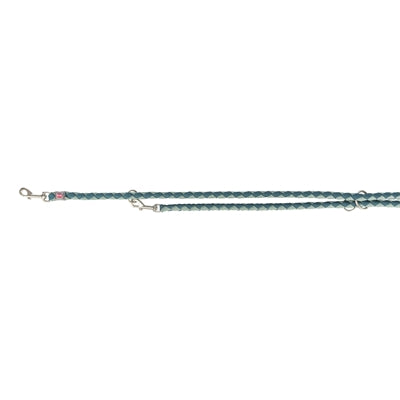 Trixie Hondenriem Cavo Verstelbaar Petrol / Salie Groen 200X1,8 Cm