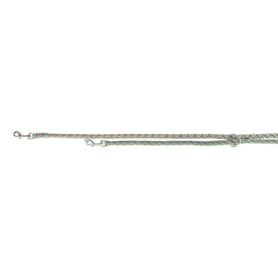 Trixie Hondenriem Cavo Verstelbaar Salie Groen / Zand 200X1,8 Cm
