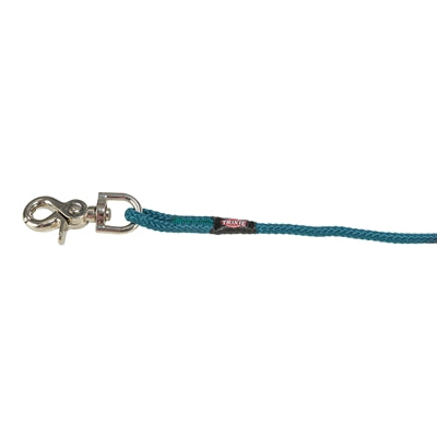 Trixie Hondenriem Sleeplijn Rond Zonder Handlus Petrol Blauw 20 Mtr X 0,6 Cm