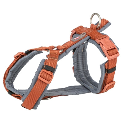 Trixie Hondentuig Premium Trekking Roest Bruin / Grafiet Grijs 44-53X2 Cm