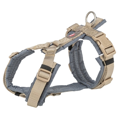 Trixie Hondentuig Premium Trekking Zand Taupe / Grafiet Grijs 53-64X2 Cm