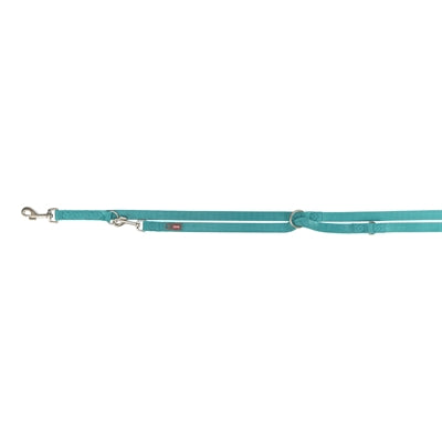 Trixie Hondenriem Premium Verstelbaar Aqua Blauw 200X2,5 Cm